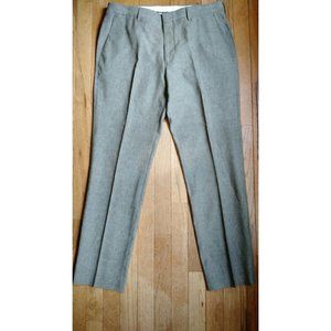 JCrew $158 Ludlow Suit Pant in Italian Wool-Linen W32 L32 Moss E7539